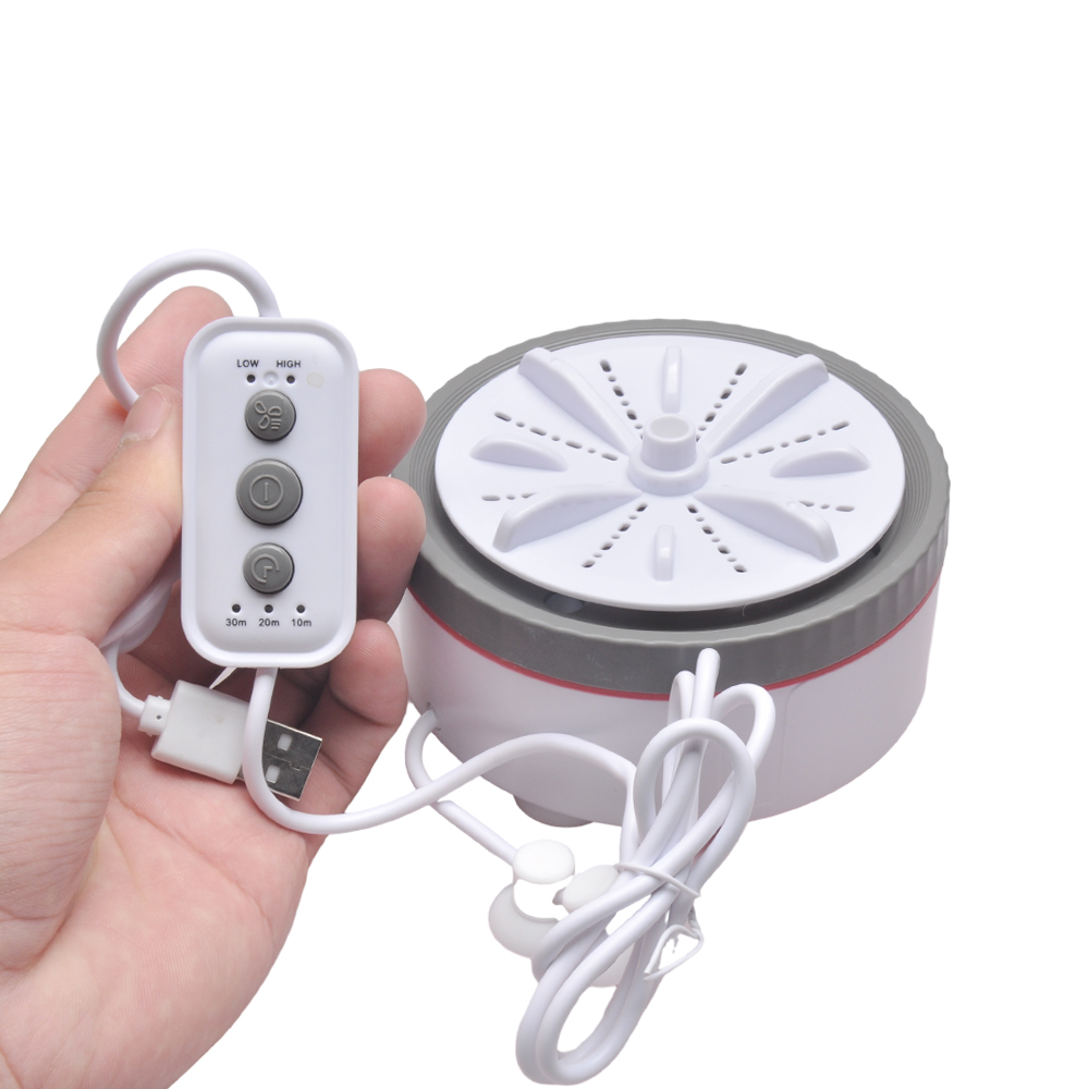 Mini lavadora portátil de 3 engranajes, lavadora de calcetines con turbina giratoria USB pequeña, lavavajillas de frutas para ropa de bebé, viaje en casa