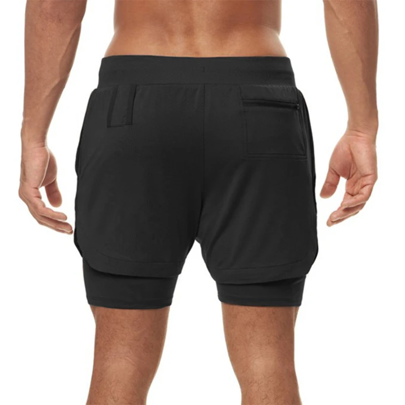 Zomer nieuwe herenshorts, losse grote caperbroek, trendy merk multi-pocket buitensport dubbellaagse casual broek