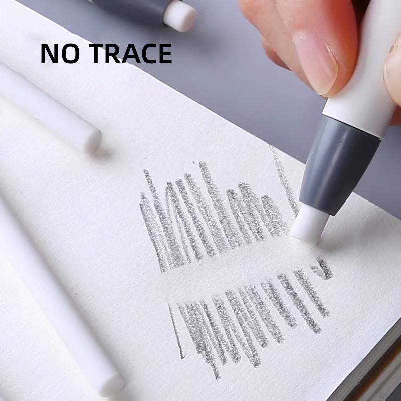 Gomme à crayon rétractable, fournitures de Correction, papeterie scolaire et de bureau