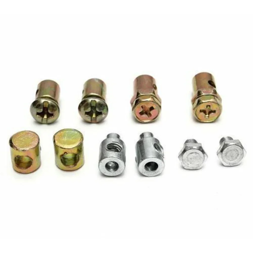 11 ชิ้น/เซ็ต Universal คันเร่งสายคลัตช์ชุดซ่อม Solderless หัวนมแขน NUT ชุดสายเครื่องตัดหญ้า Rotovator อะไหล่