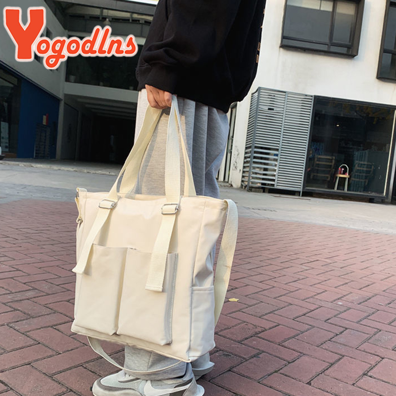 Casual Waterdichte Oxford Schoudertas Meisjes Waterdichte Emmer Tas Grote Capaciteit Vrouwen Draagtas Reizen Grote Handtas Zak