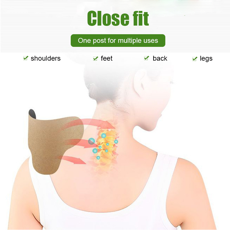 Parche de moxibustión para aliviar el dolor de espalda, cuello, vendaje de dolor Lumbar, parches analgésicos ligeros y convenientes