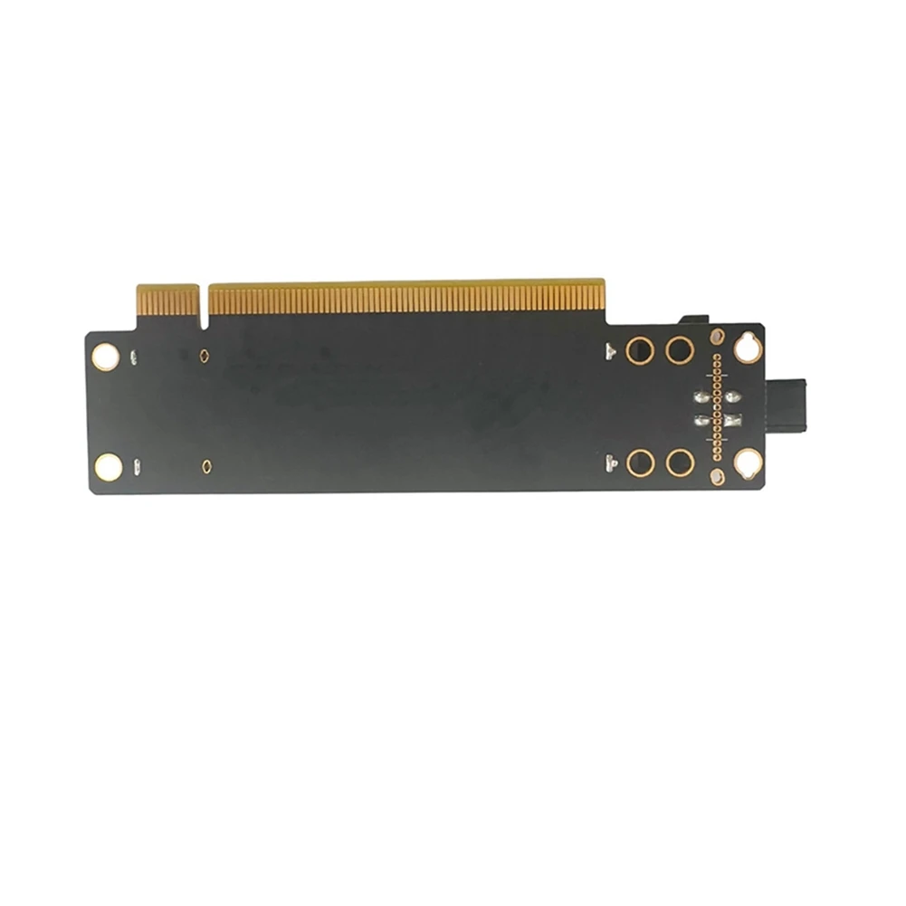 BABQ PCI-E 4.0 X16 Scheda di espansione da 1 a 2 Scheda divisa Gen4 PCIe-Biforcazione da X16 a X8X8 con slot spaziati da 20 mm CPU4P(4 pin)