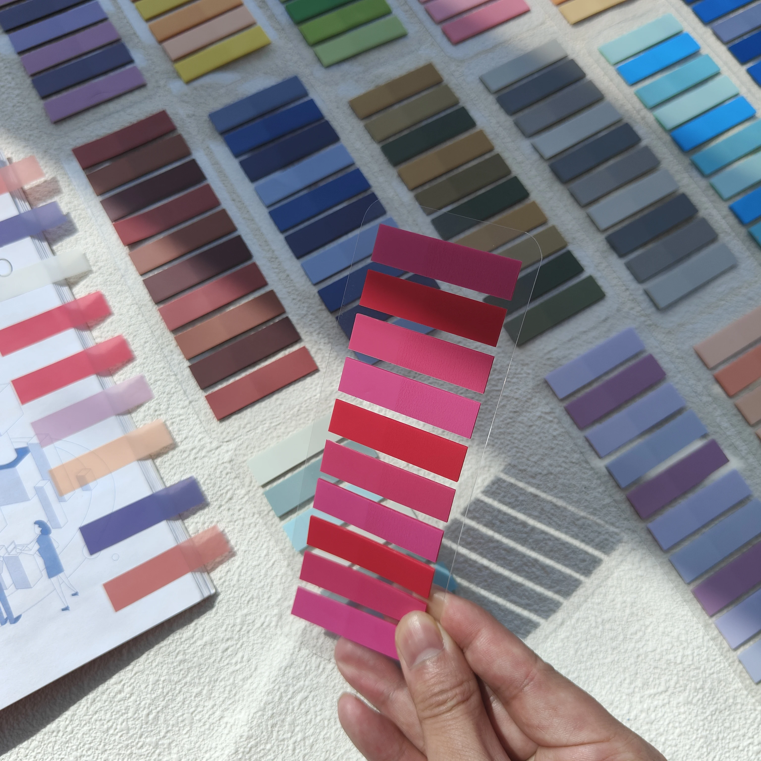 3200Sheets Transparent Colorful Index Creative Memo Pads Office School Stationery Self-Adhesive Stickers Sticky Note Pads