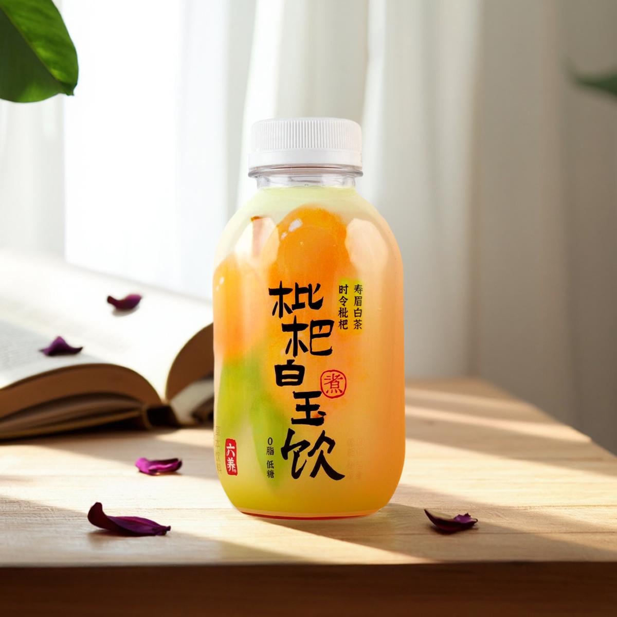 [8Packs] LIUYANG Loquat White Jade Drink 11.16 fl oz*8Packs Moisturize and Nourish