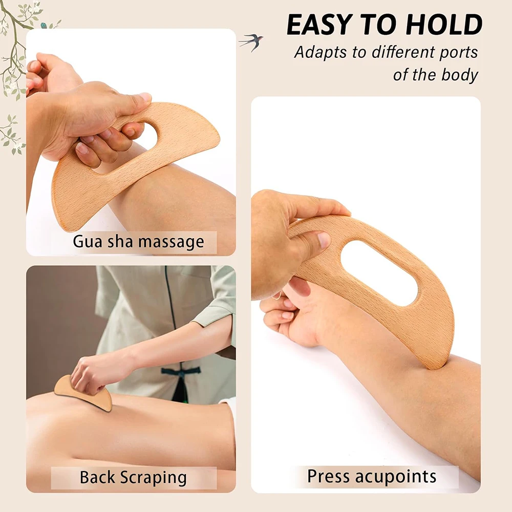 Body Scraping Tools Wooden Massagers Scraping Massage Tools Muscle Scraping Massage Tools Wooden Scraping Boards