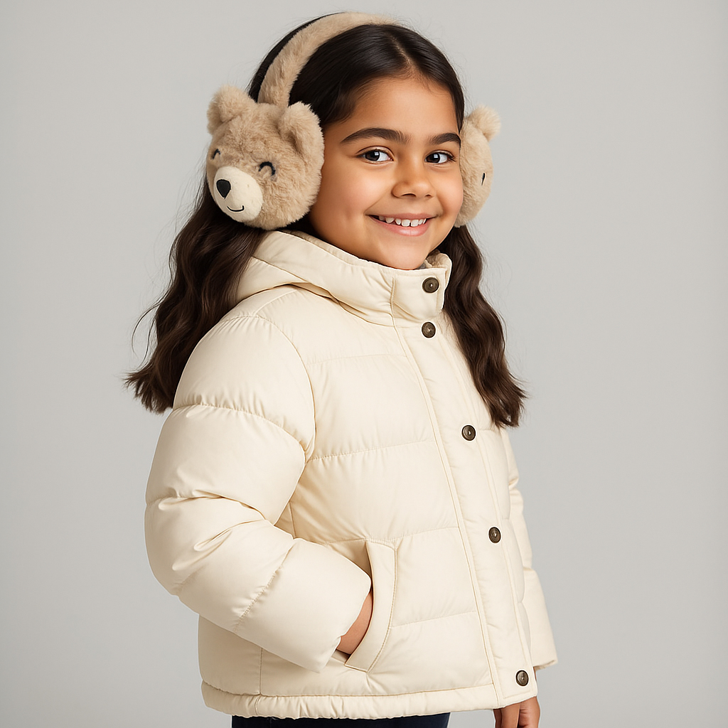 Cache-oreilles pour enfants, cache-oreilles chauds et pelucheux pour l'hiver, pour filles et garçons, chauffe-oreilles par temps froid
