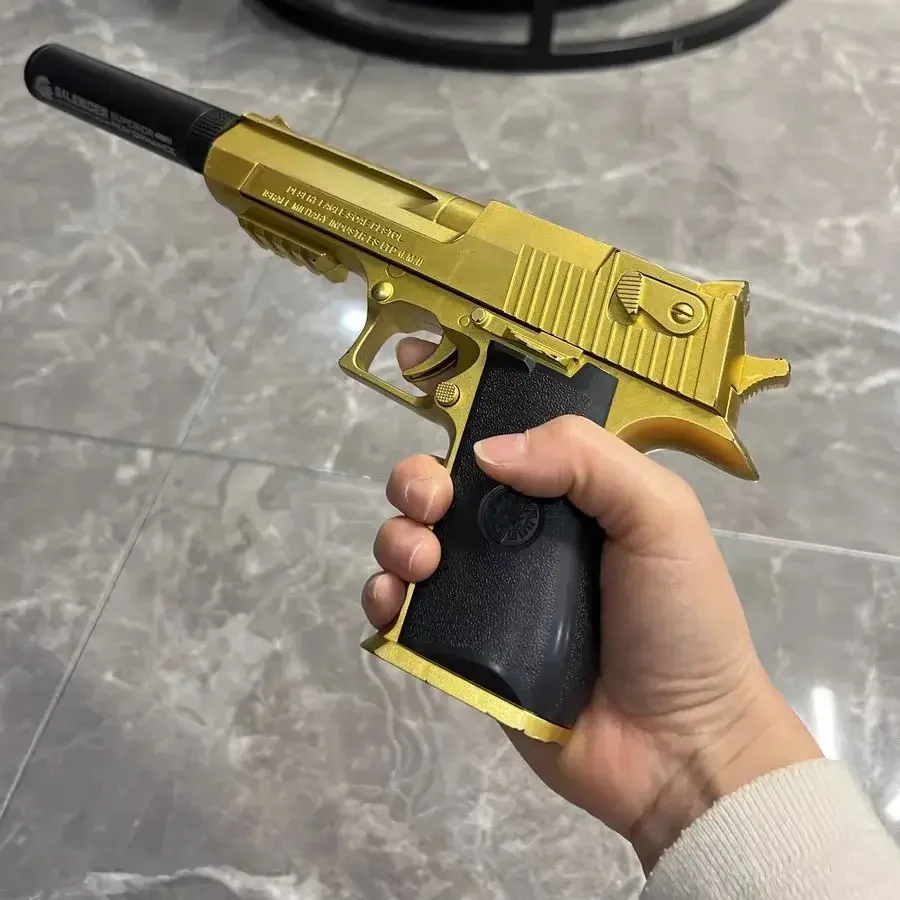 Pistolet zabawka edukacyjna z wystrzeliwującymi nabojami, pistolet na miękkie kulki piankowe dla dzieci, chłopców i dorosłych, pistolet airsoft, prezent urodzinowy dla dzieci.