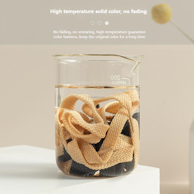 Chất Lượng Cổ Điển Dây Giày Cho Giày Vải Phẳng Dây Giày Trắng Đen Dây Giày Thun Dây 100/120/140/Bản 160CM