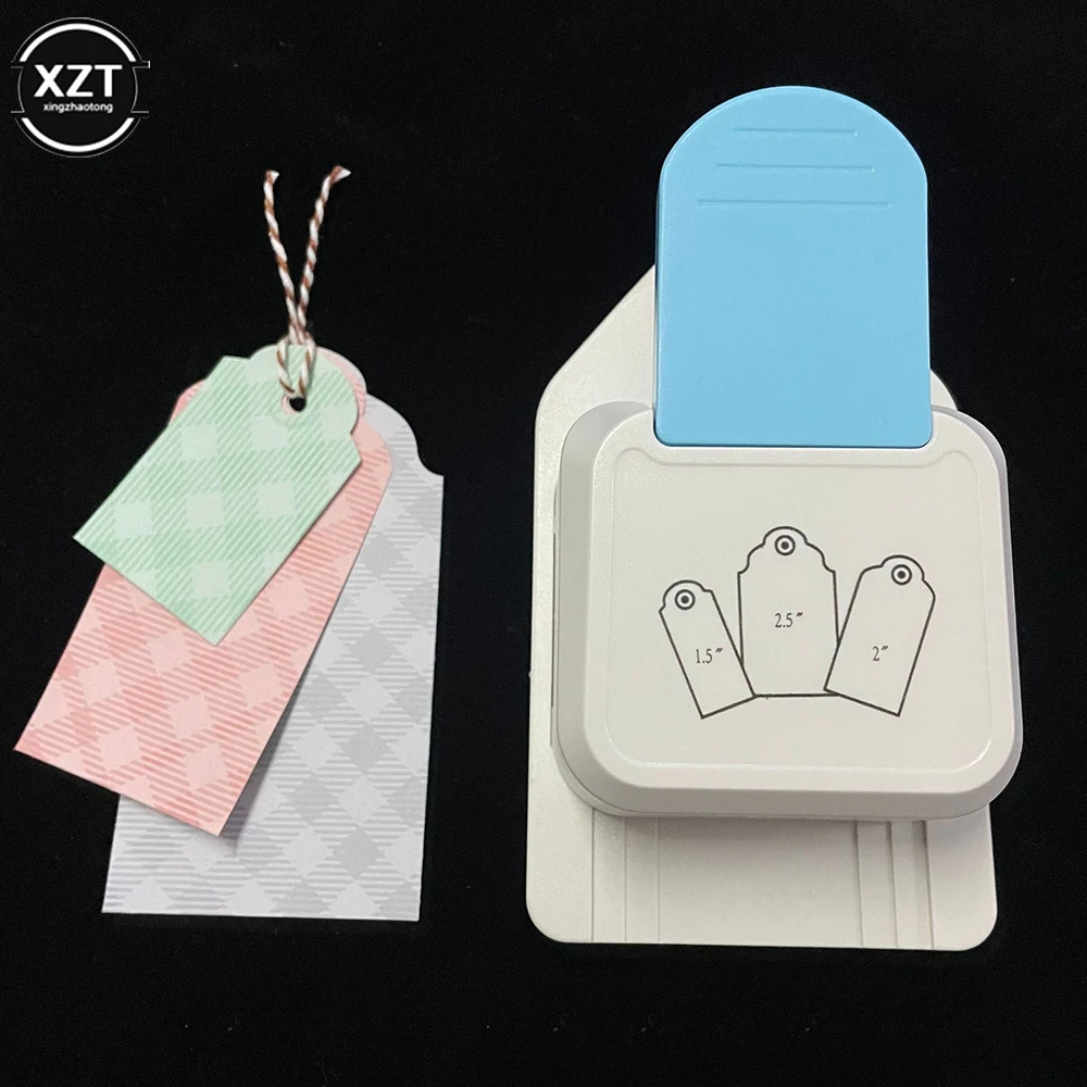 3 in 1 태그 펀치 코너 라운더 커터 DIY 종이 카드 용 스크랩북 카드 용 종이 라벨 펀치 사진 플래너 커팅 용품