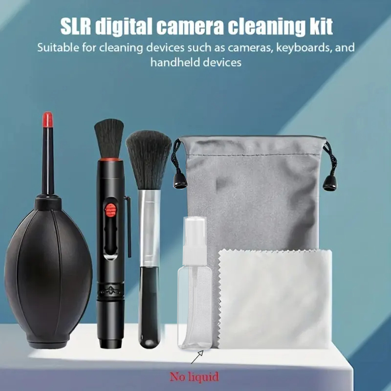 Slr Digital Mirrorless Camera Cleaning Set Laptop Screen Keyboard Air Blowing Suitable For Canon Nikon Lens Cloth Cleaning Set