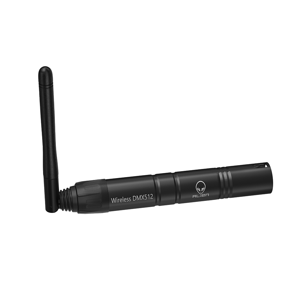 ALIEN 2.4 GHz ISM DMX 512 Contrôleur XLR Dfi sans fil Émetteur transmetteur réception Système pour LED Stage PAR laser DJ fête bar et scène éclairage avec tête lumière principale mobile Par Lampe