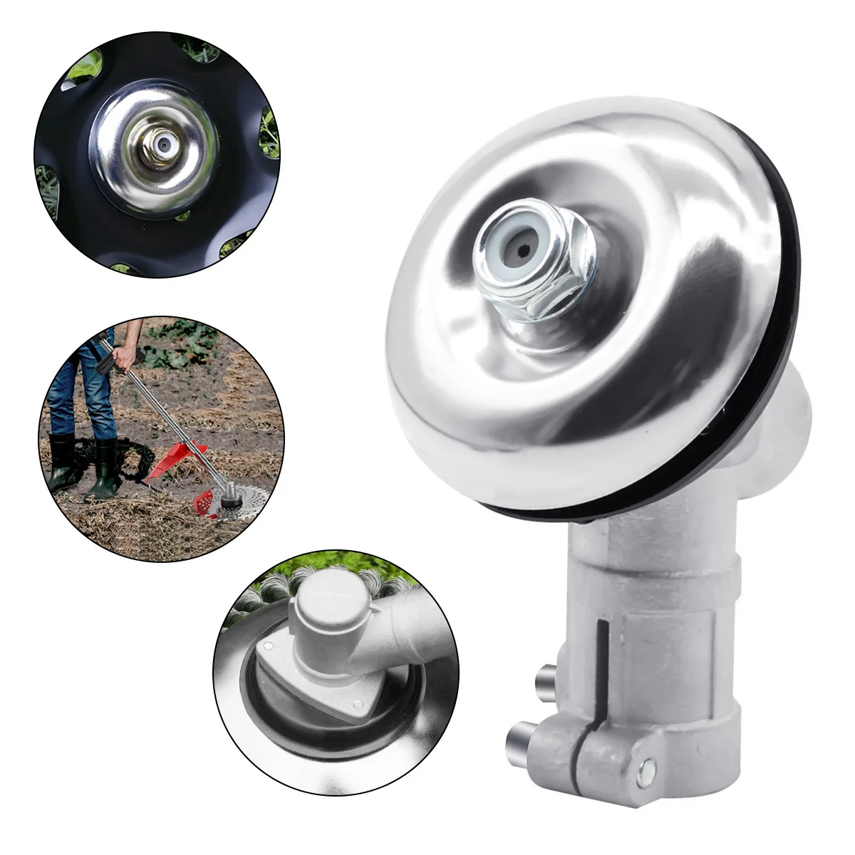 26mm/28mm 7/9 Teeth Trimmer Gearbox Gearhead Brushcutter Grass Trimmer Replace Gear Head Lawn Mower Parts Gardening Tool