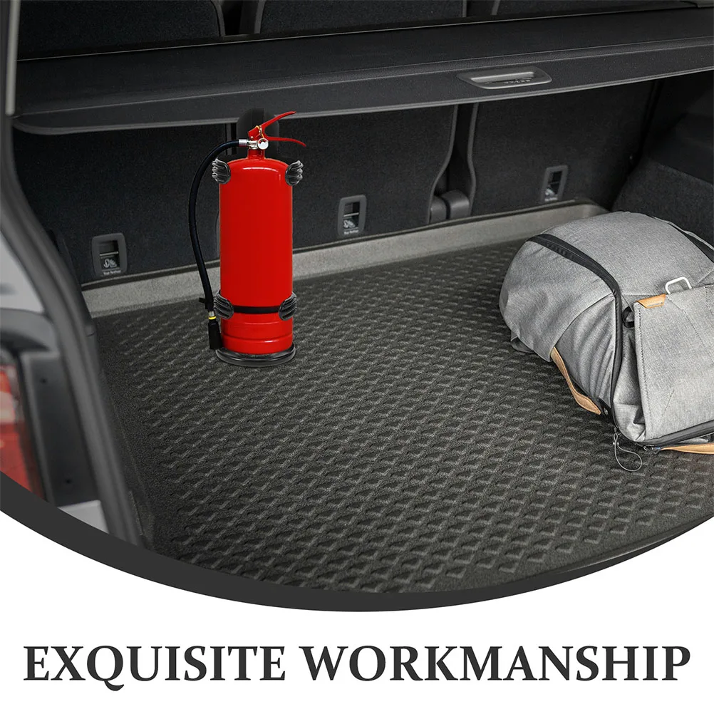 2pcs Fire Extinguisher Bracket Black Plastic Car Vehicle Boat Mounting Holder Trunk Durable Easy Installation Versatile Fire