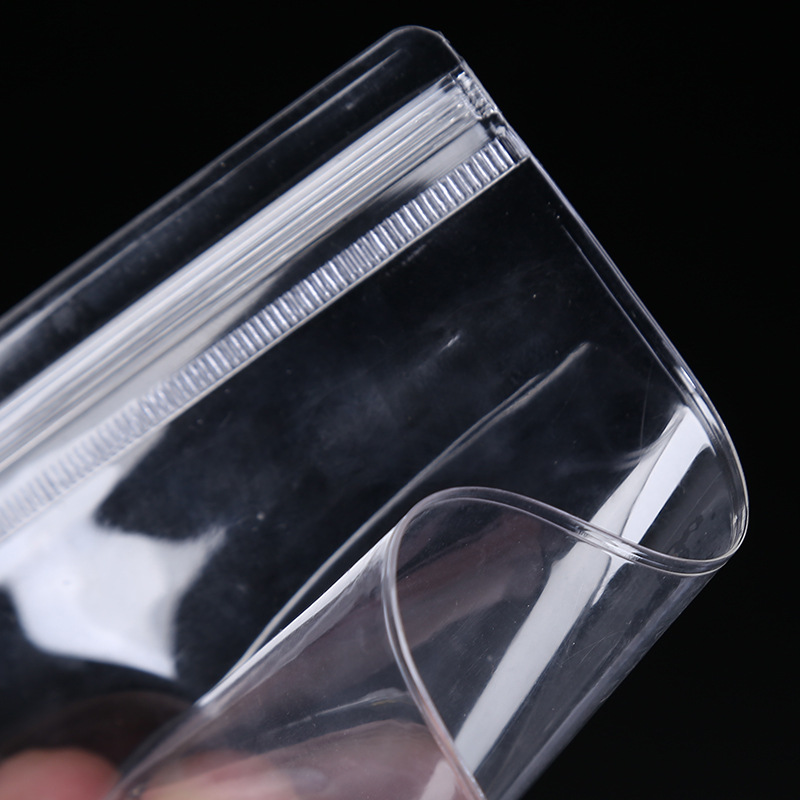 20 unidades de bolsas transparentes de joias de PVC sacos anti-oxidação com fecho zip lock saco de armazenamento