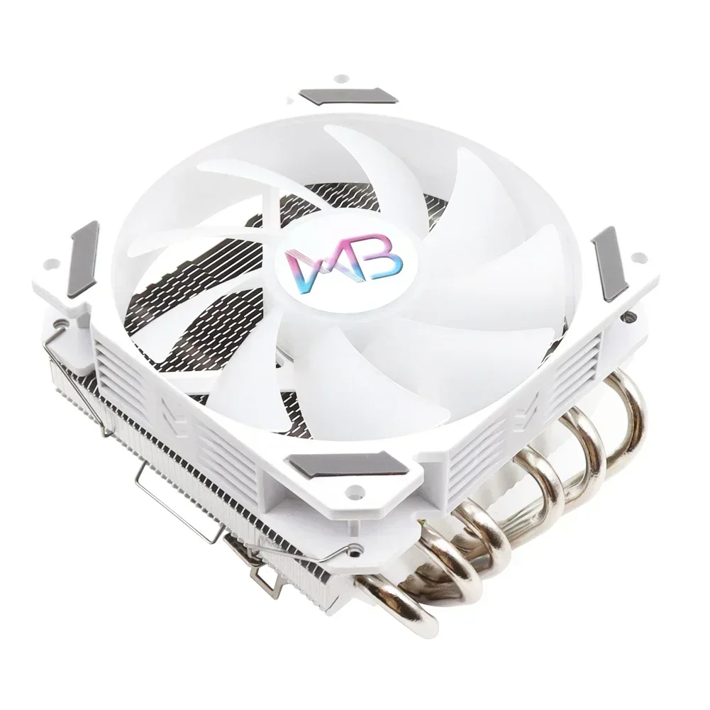 6 caloducs ventilateur de refroidissement CPU radiateur à profil bas Ultra mince 4Pin PWM LGA 115X 1200 1700 2011 V3 X79 X99 AM3 AM4 120mm refroidissement CPU