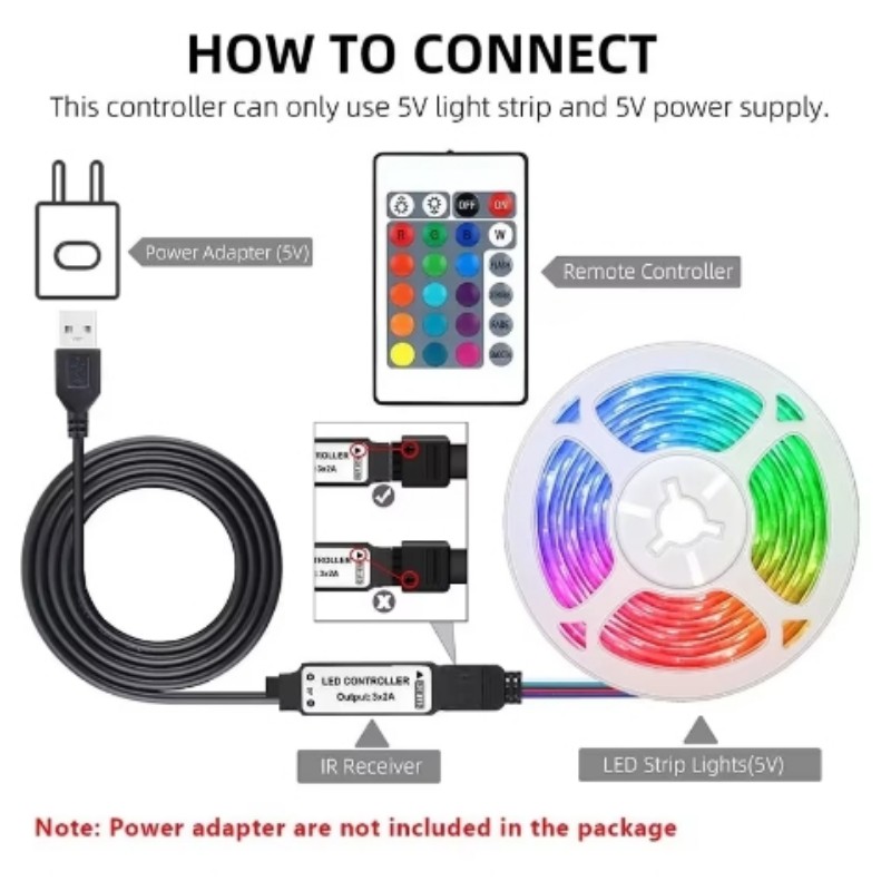 LED-striplicht RGB-striplicht voor kamer familiefeest 5050 120 LEDs / m Bluetooth-toepassing Controle Chase Effect Licht Flexibel G