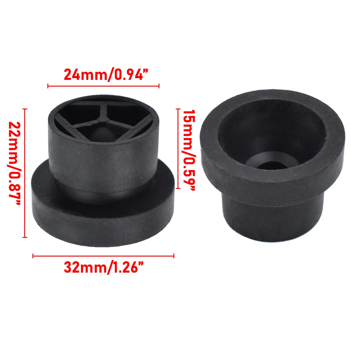 Rubber Engine Cover Grommet Buffer Mount Bush Stopper For Ford Focus 2 MK2 Galaxy C S Max Mondeo Mk4 4 Engine Bonnets Gaskets