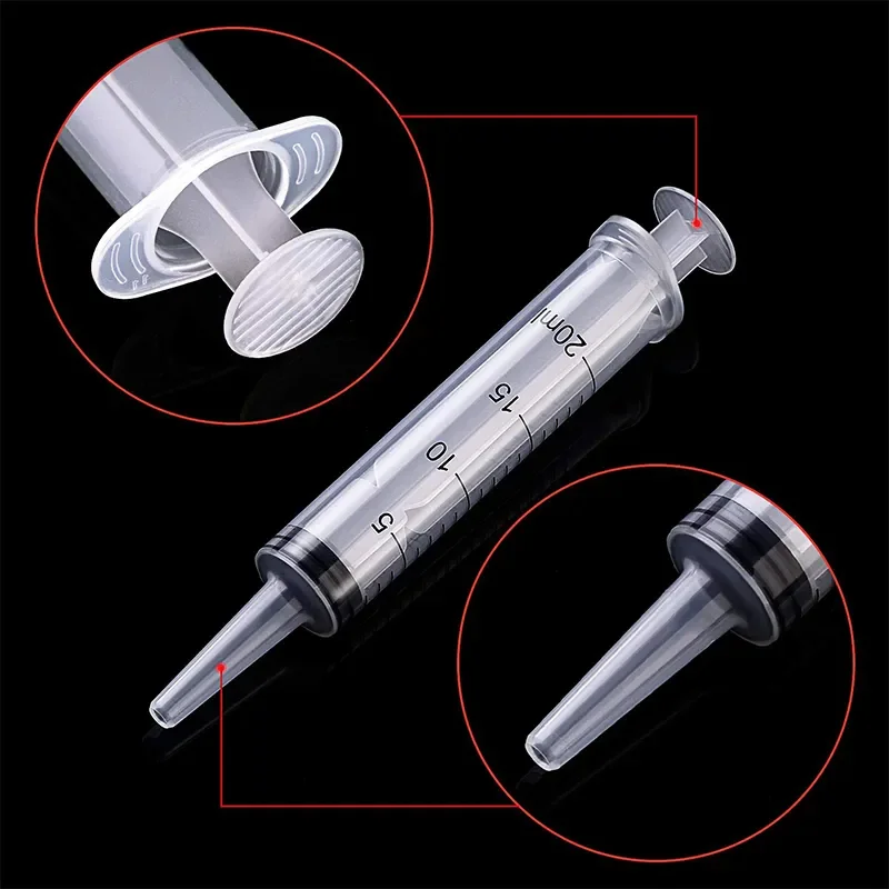 1 ml-10 ml พลาสติกจํานวนมากเข็มฟรีทิ้งเข็มฉีดยาเข็มฉีดยาไม่มีเข็มเข็มฉีดยากาวสัตว์เลี้ยง Feeding เข็มเครื่องมือห้องครัว