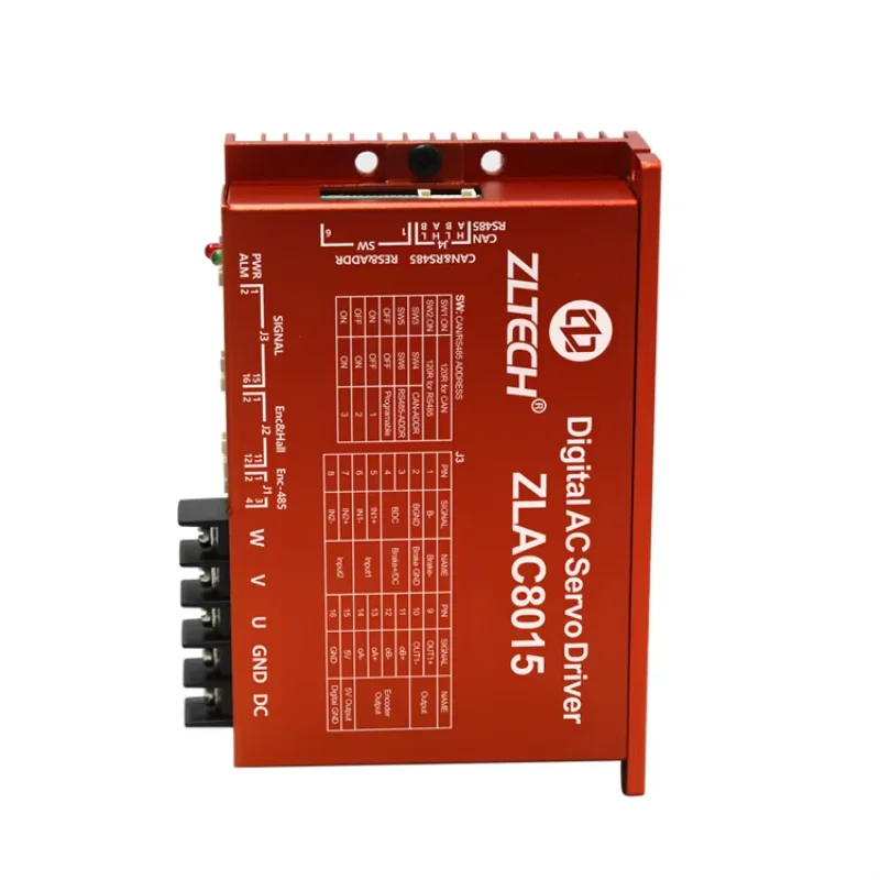 3 Phase Programmable 20V-48V DC 15A-30A Brushless RS485 CAN Bus Communication AC Digital Servo Driver For Service Robot AGV
