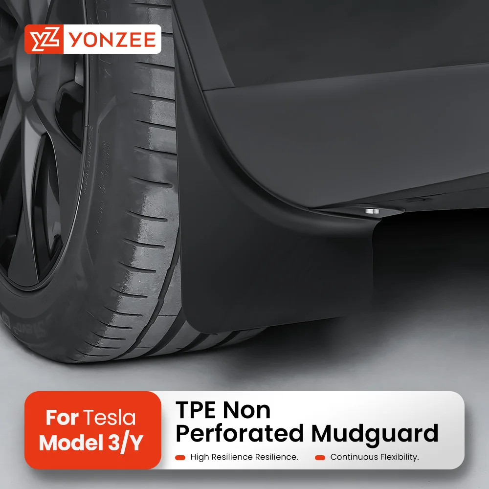 YZ для Tesla Model 3 Y Highland Juniper 2021-2025, передний и задний специальный брызговик из ТПЭ, автомобильные аксессуары