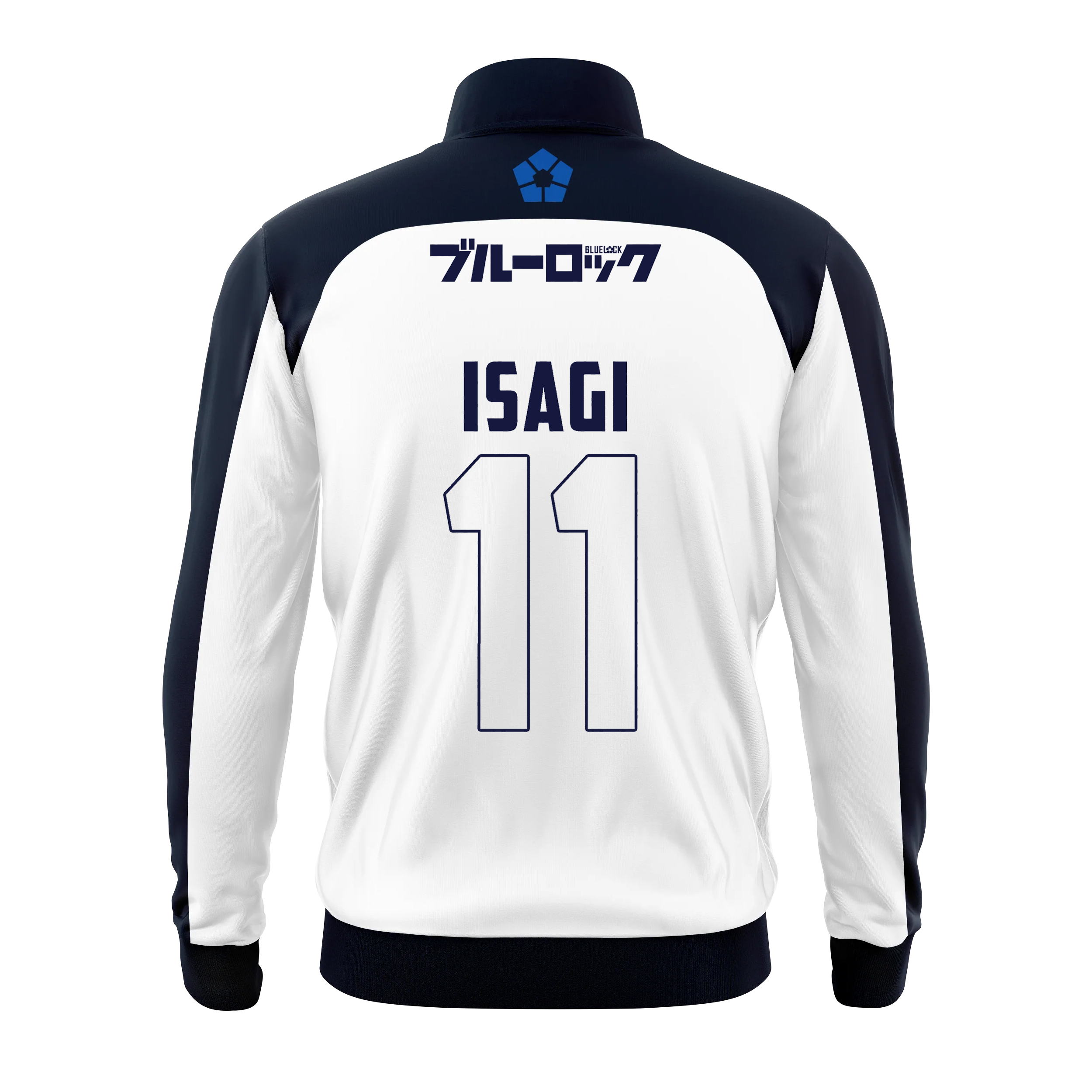2024 herbst Neue männer Blau Schloss Anime Fußball Jersey Jacken frauen Trendy Revers Tops kinder Casual Kurzarm mantel