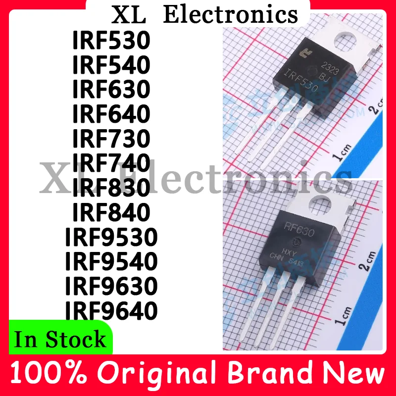 10 unids/lote IRF530 IRF540 IRF630 IRF640 IRF730 IRF740 IRF830 IRF840 IRF9530 IRF9540 IRF9630 IRF9640 nuevo Original