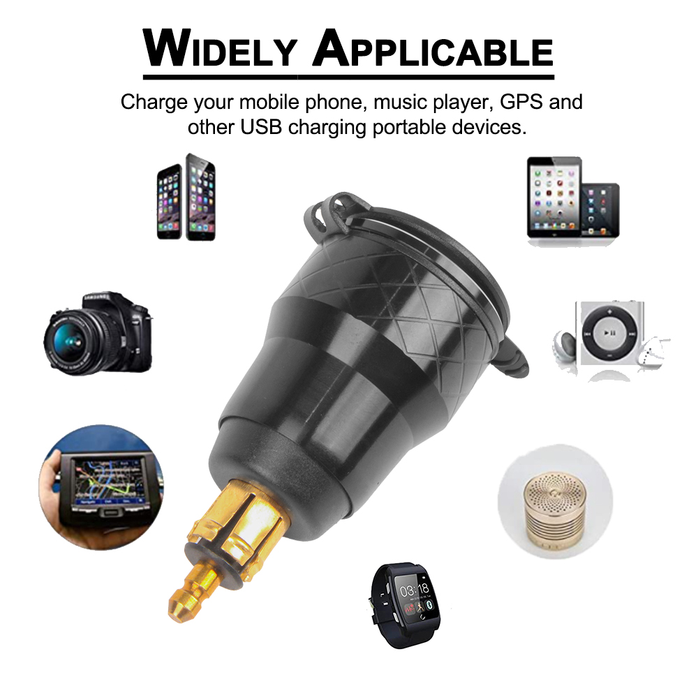 Für BMW R1200GS R1250GS F800GS R9T R1300GS Für DUCATI Für Versys 300x QC 3,0 Dual USB Ladegerät Steckdose Power Adapter Typ-C
