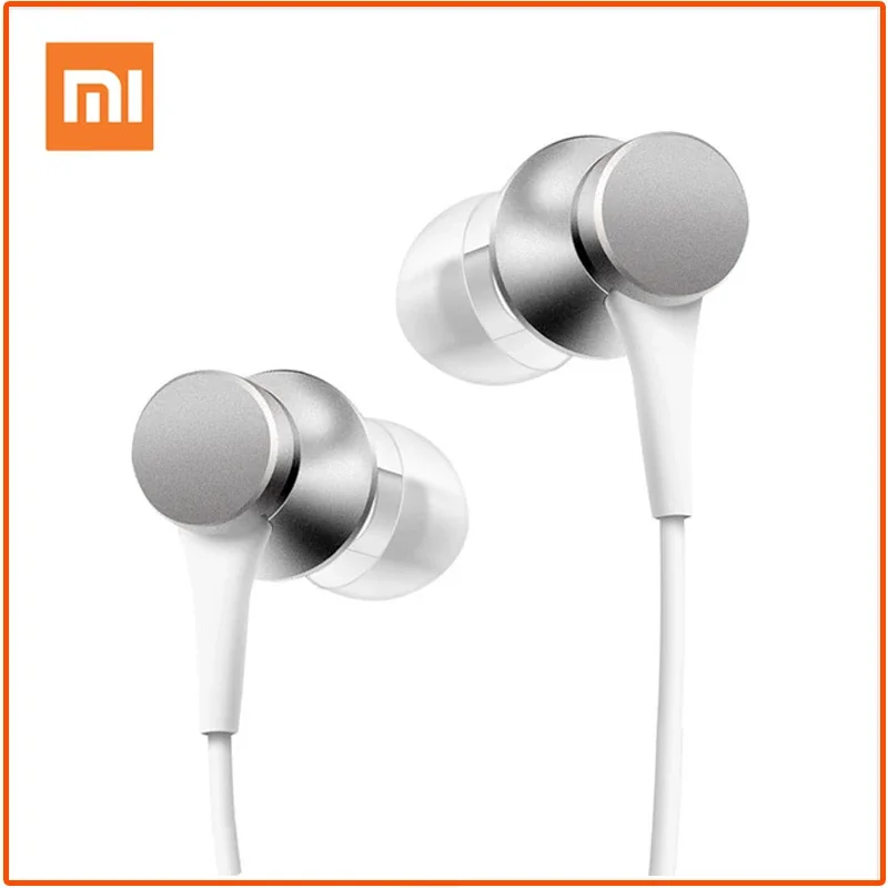 Original Xiaomi auriculares deportivos intrauditivos con micrófono para teléfono Xiaomi Samsung Huawei-Piston 3 auriculares bajos con cable 3,5 MM
