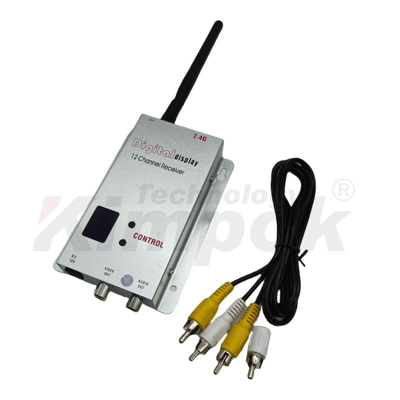 Transmissor e receptor de áudio e vídeo drone 2.4G 100mW para transmissão de imagem sem fio FPV VTX 2,4 Ghz VTX