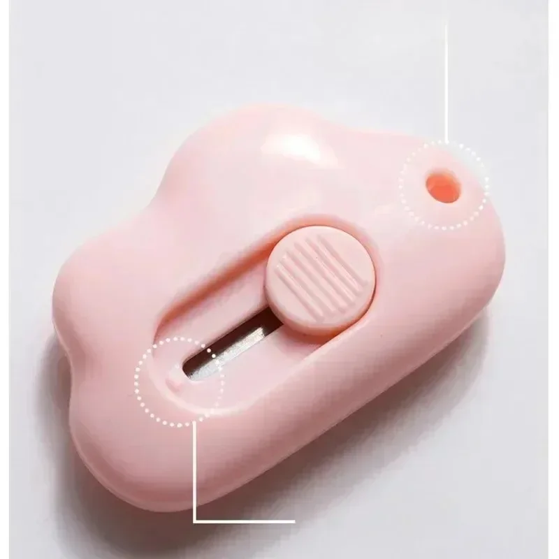 Cute Rabbit Cloud Color Mini Portable Practical Knife Paper Cutting Machine Paper Cutting Machine Razor Blade Office Stationery