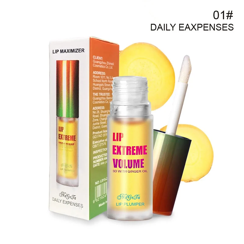 Suero de aceite labial de larga duración, esencia voluminizadora instantánea, reparación de líneas finas, aumenta la elasticidad, bálsamo labial Sexy
