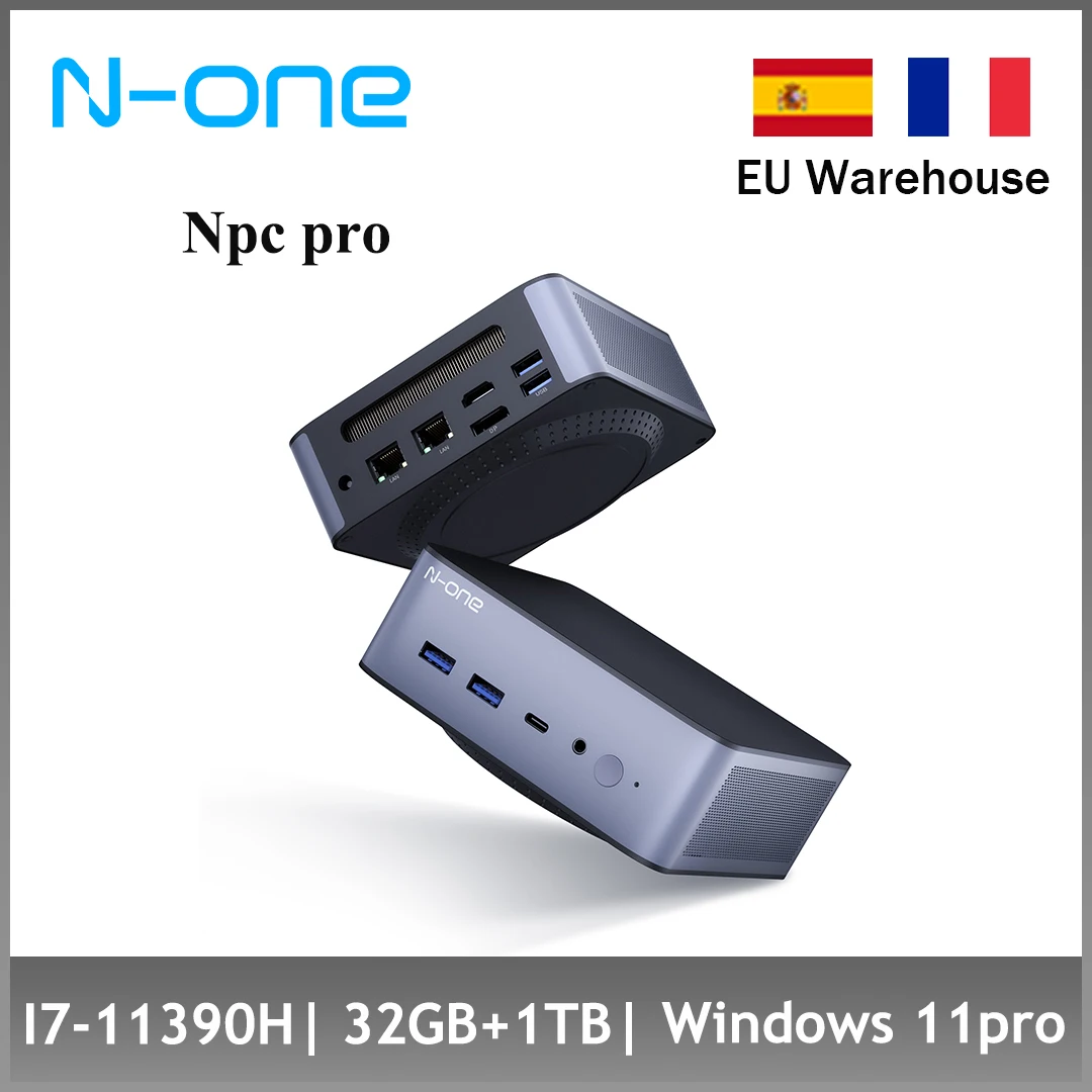 N-one Mini PC NPC Pro Intel Core i7 32GB RAM 1TB SSD Windows 11 Pro 8K wyświetlacz wi-fi 6 Bluetooth 5.2 pulpit do biura domowego