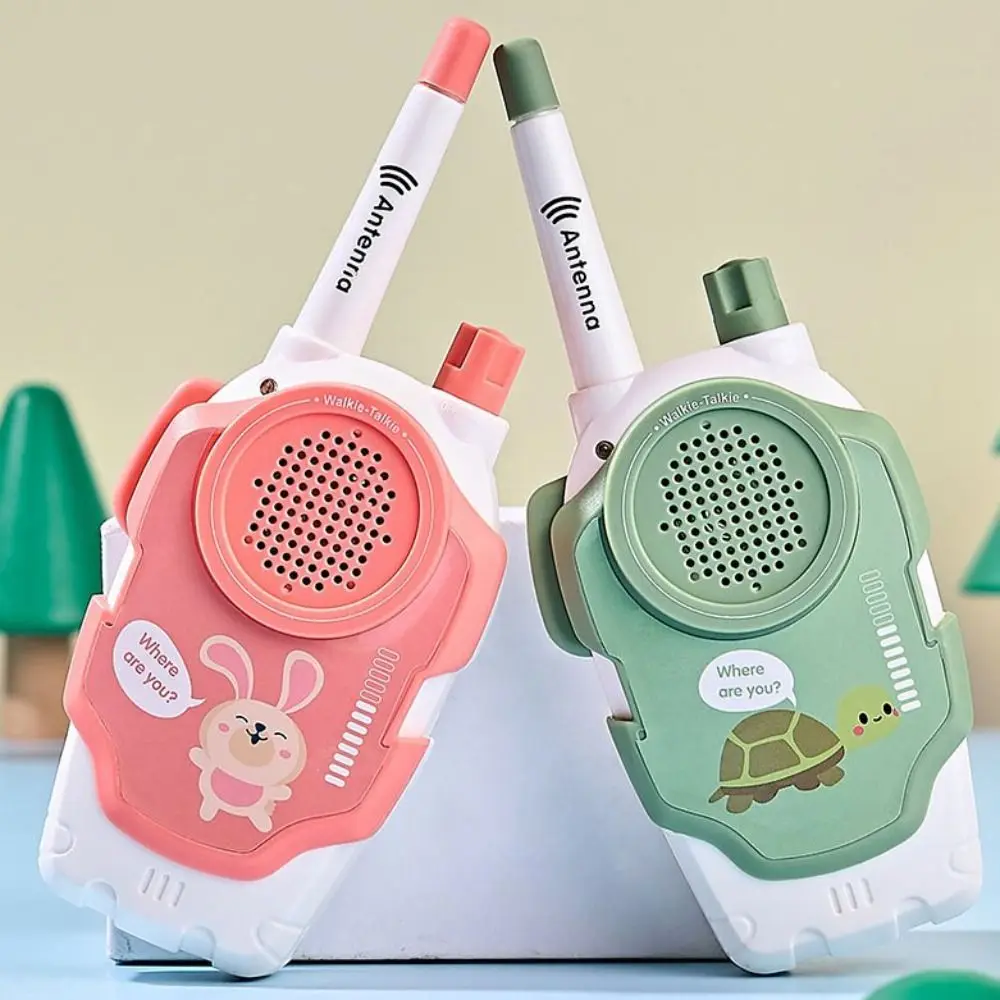Walkie-talkie โทรศัพท์มือถือกลางแจ้งน่ารักของเล่นเด็กเด็ก Intercom เครื่องการ์ตูนเด็กชายและเด็กหญิงของเล่นเพื่อการศึกษาของขวัญ