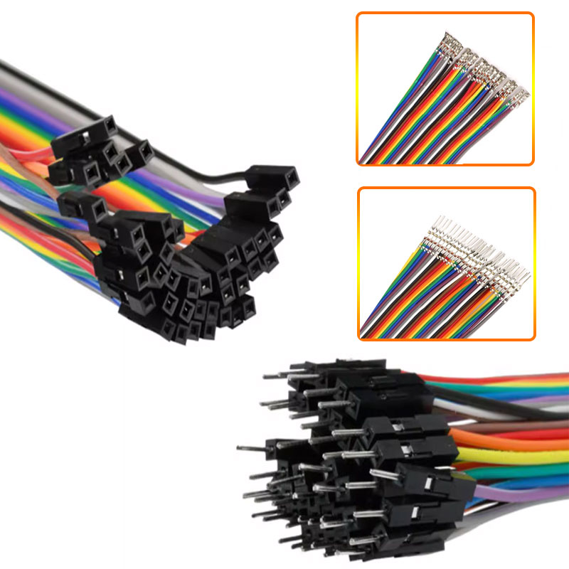 2.54mm40pin 10/20/30cm linha dupont macho para macho fêmea para macho fêmea para fêmea jumper cabo de fio dupont para arduino kit diy