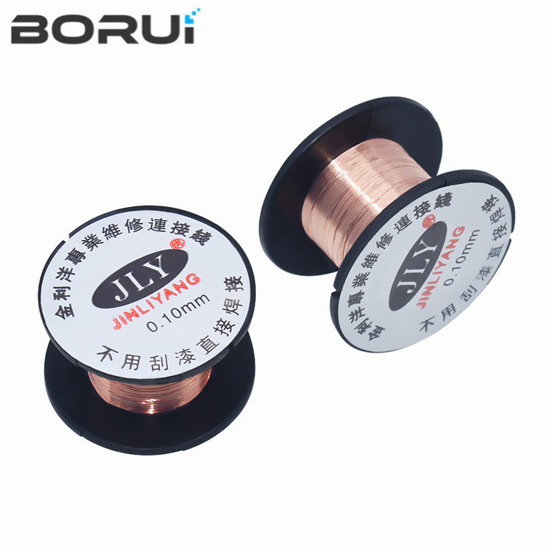 0,1mm PCB Link Draht Kupfer Löten Draht Wartung Jump Linie PCB Schweißen Handy Computer Reparatur Werkzeuge