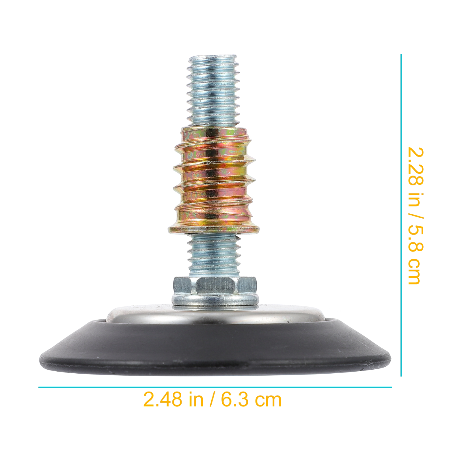 4 Pcs Adjustable Furniture Levelers Heavy Duty T Nut Replacement Feet For Tables Chairs Leg Levelers Furniture Parts