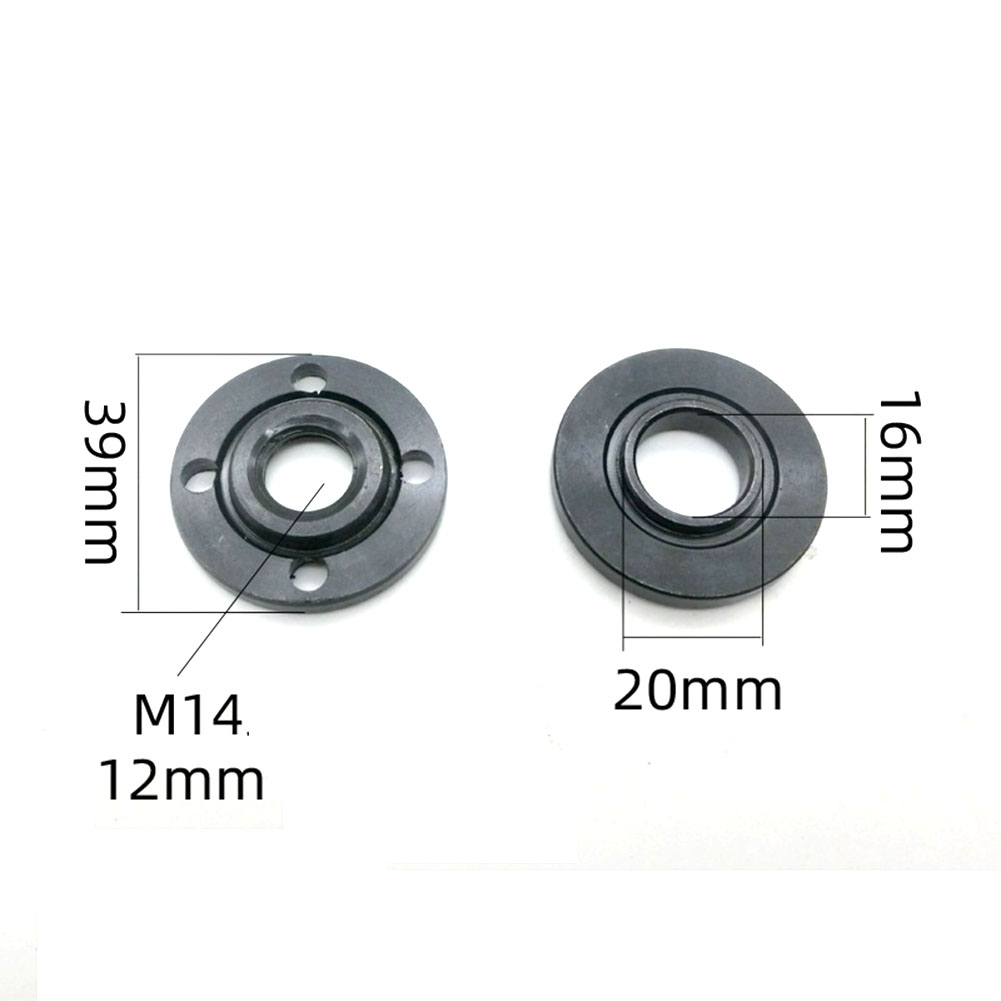 Amoladora angular, placa de presión de Metal, juego de tuercas con brida interior y exterior, herramientas, amoladora angular de Metal 125 150 180 230, eje de amoladora angular