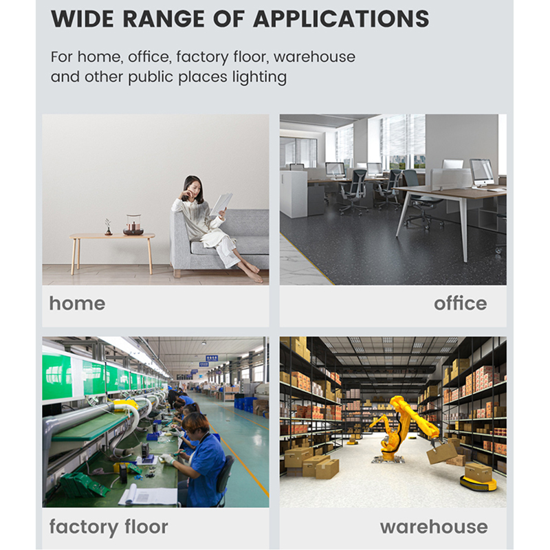 E27 Fan Shape Foldable  LED Bulb AC85-265V  Deformation for Home Ceiling Lights Warehouse and Garage White Light 6500K Bulb