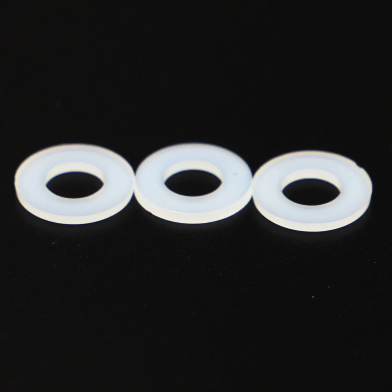 50/100 X M2 M2.5 M3 M4 M5 M6 M8 M10 M12 Trắng Nhựa Nylon Phẳng Máy Giặt Máy Bay Không Gian Siêu Tốc Cách Nhiệt miếng Đệm Vòng Cho Vặn Ốc Bu Lông