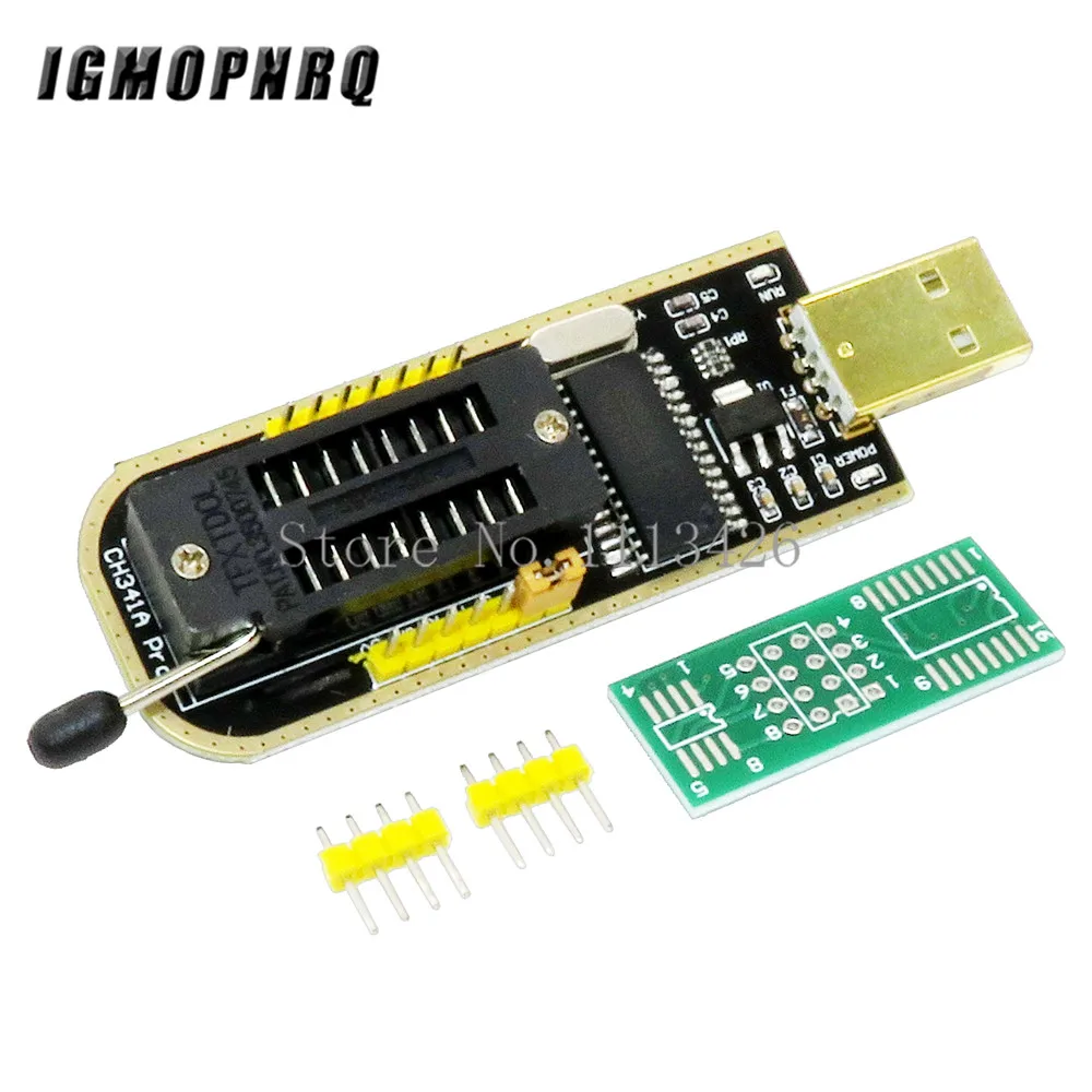 CH341A 24 25 серии EEPROM Flash BIOS USB-модуль программатора + тестовый зажим SOIC8 SOP8 для EEPROM 93CXX/25CXX/24CXX