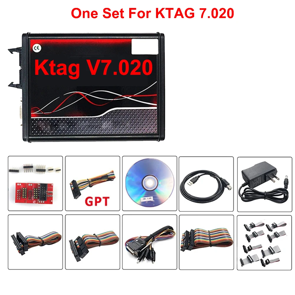 Ferramenta de ajuste de programação ecu, versão ue, para kess v2 v5.017 obd2 v7.020 para firmware ktag, caminhões de carro, software mestre bdm, pcb vermelho