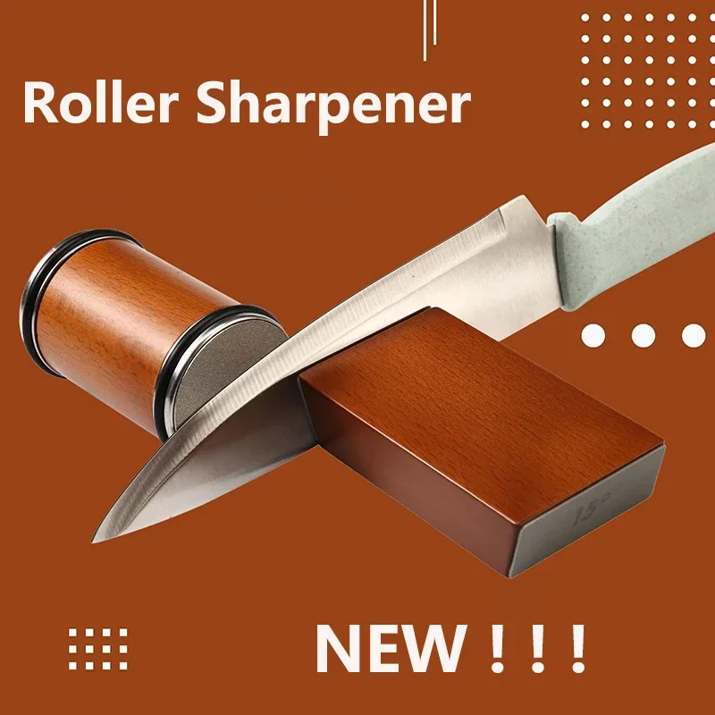 15 en 20 graden rollende messenslijper magnetische meshouder diamant slijpsteen kit met hoekrol keukenaccessoire