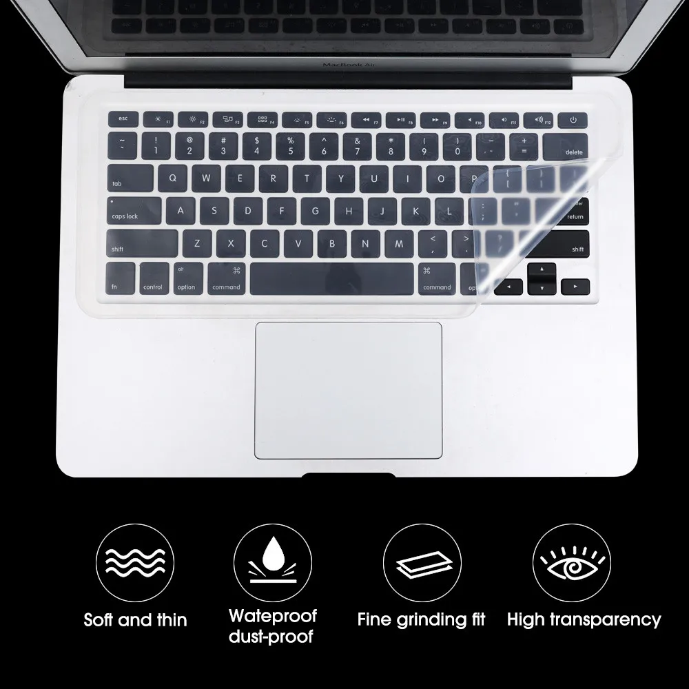 13-14 Polegada 15-17 Polegada Universal Laptop Notebook Teclado Capa de Silicone Película Protetora À Prova de Poeira À Prova D 'Água