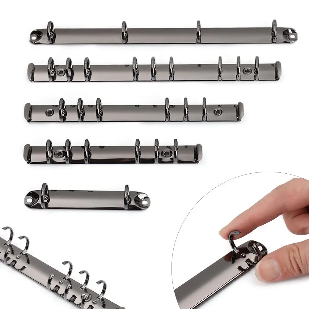 A4/B5/A5/A6/A7 Metall Lose-blatt Bindung Clips Bunte Spirale Binder Datei ordner DIY Album Tagebuch Clips Ring Notebook Schreibwaren