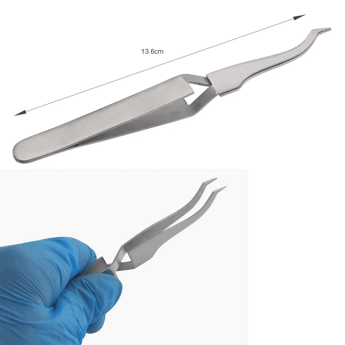 Dental Orthodontic Tweezer for Buccal Tube Bonding Tweezer Holder Forcep Posterior Bracket Dental Tools