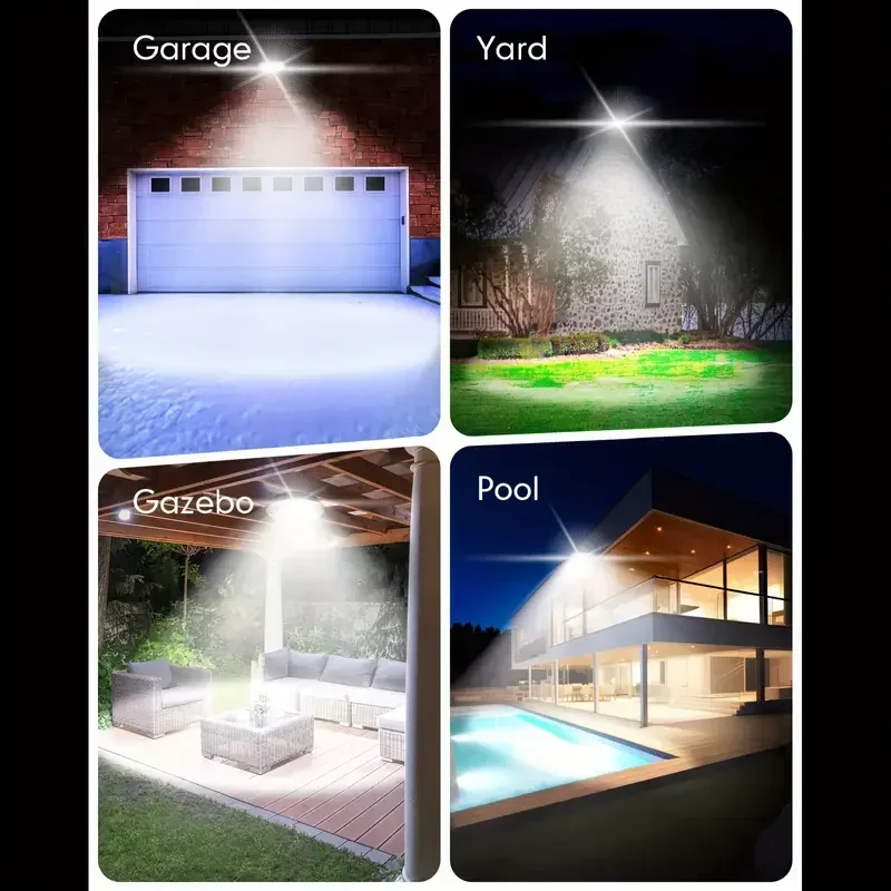 LED Solar Lamp Bulb Outdoor Waterproof Portable Solar Garden Hanging Light Hiking Fishing Emergency Lights