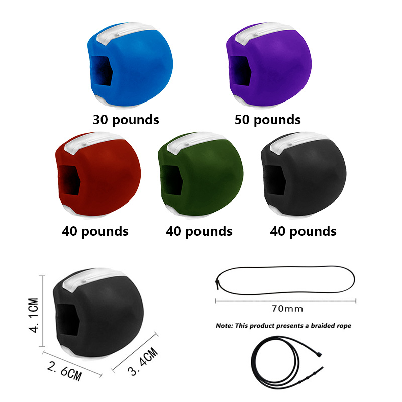 Массажер для лица для фитнеса, мужской тренажер для челюсти