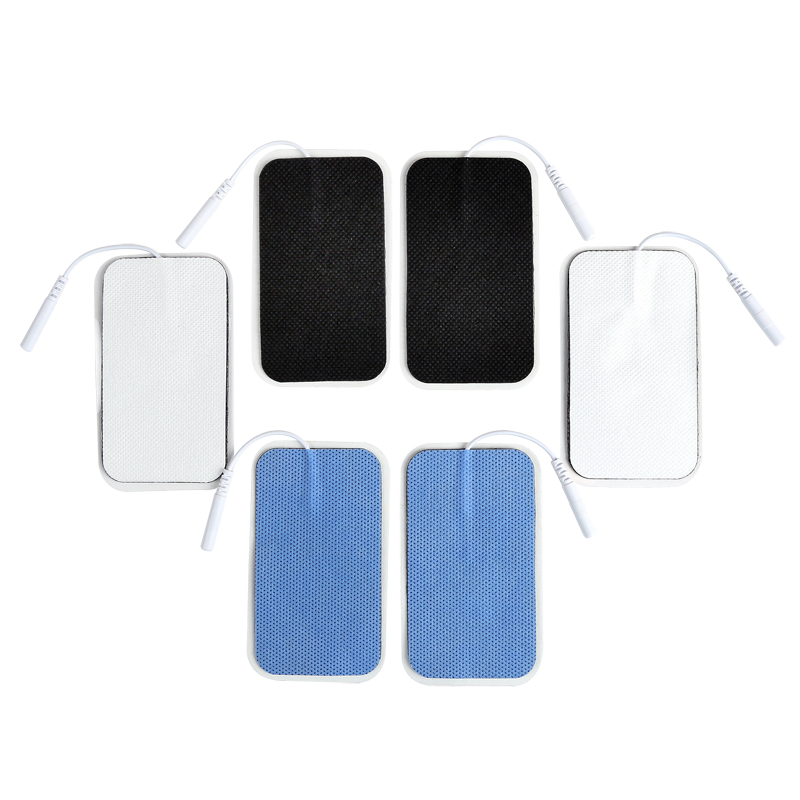 5*9 ซม.ผ้าไม่ทอ Electrode Pads 2 มม.TENS ประสาทกระตุ้นกล้ามเนื้อฝังเข็มเครื่องเจล Electrode Patch อุปกรณ์เสริม