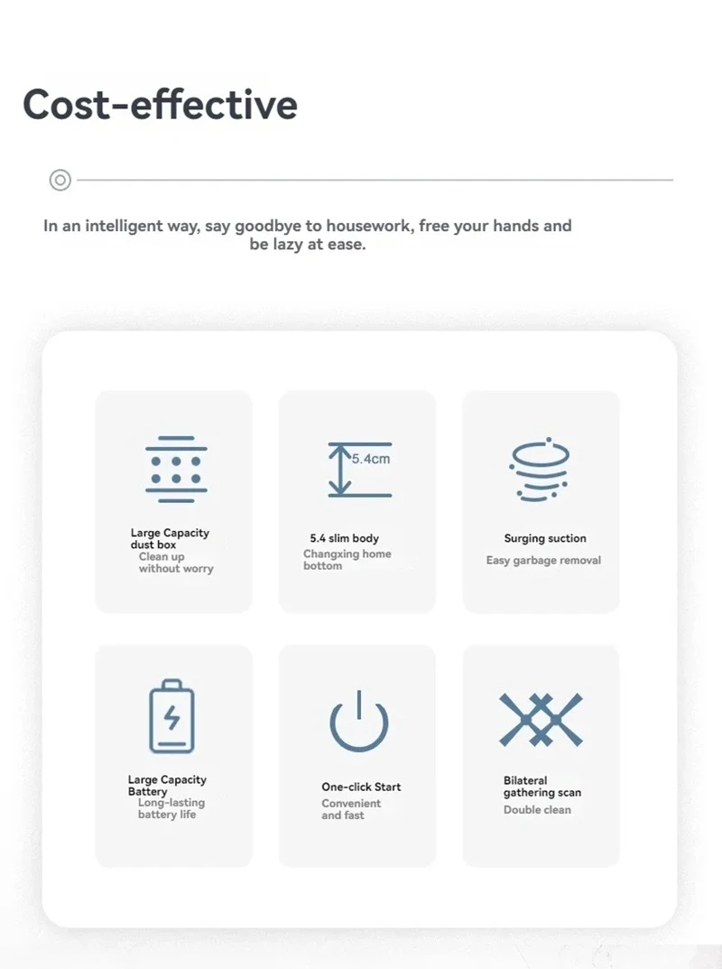 Xiaomi-miniaspiradora robótica automática 5 en 1 para personas perezosas, aspiradora inteligente, recargable por USB, máquina de barrido en seco y húmedo